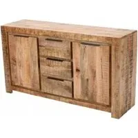 Dispur 145cm Medium Sideboard - Brown, Mango Wood