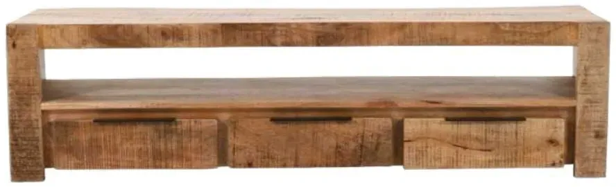 Dispur 150cm TV Unit - Brown, Mango Wood