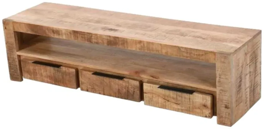 Dispur 150cm TV Unit - Brown, Mango Wood