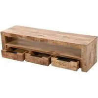 Dispur 150cm TV Unit - Brown, Mango Wood