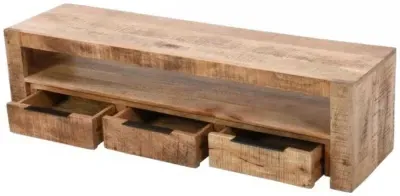 Dispur 150cm TV Unit - Brown, Mango Wood image