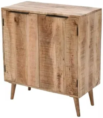 Dispur 2 Door Drinks Cabinet - Brown, Mango Wood image