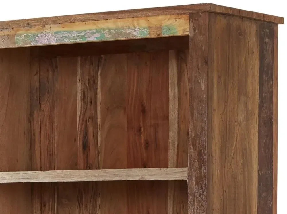 Diu Large Bookcase - Brown, Reclaimed Wood