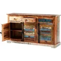 Diu Reclaimed Wood 140cm Medium Sideboard - Brown