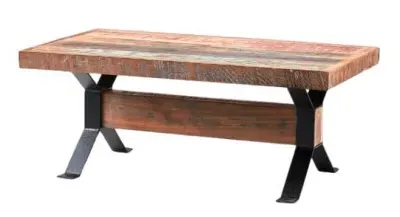 Diu Reclaimed Wood Coffee Table - Brown image