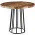 Diu Reclaimed Wood Round 2-Seater Dining Table - Brown