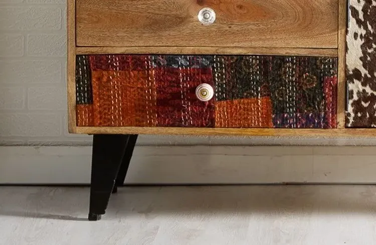 Gaya 3 Door Sideboard - Multi Coloured