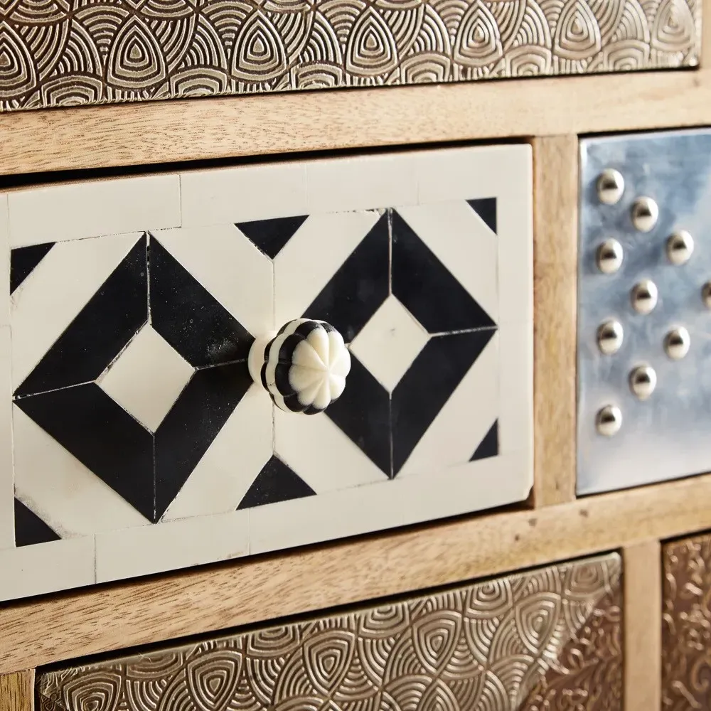 Gaya Multi Coloured Chest of Drawers