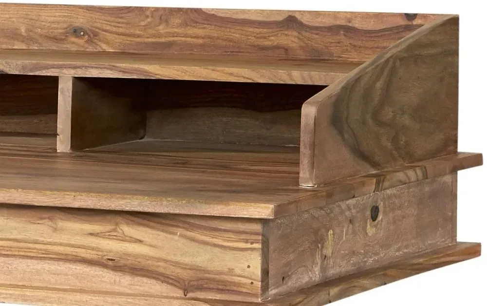 Hubli Writing Desk - Natural Sheesham