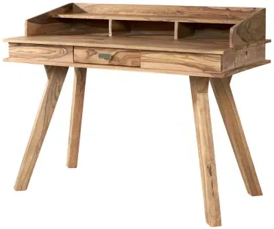 Hubli Writing Desk - Natural Sheesham