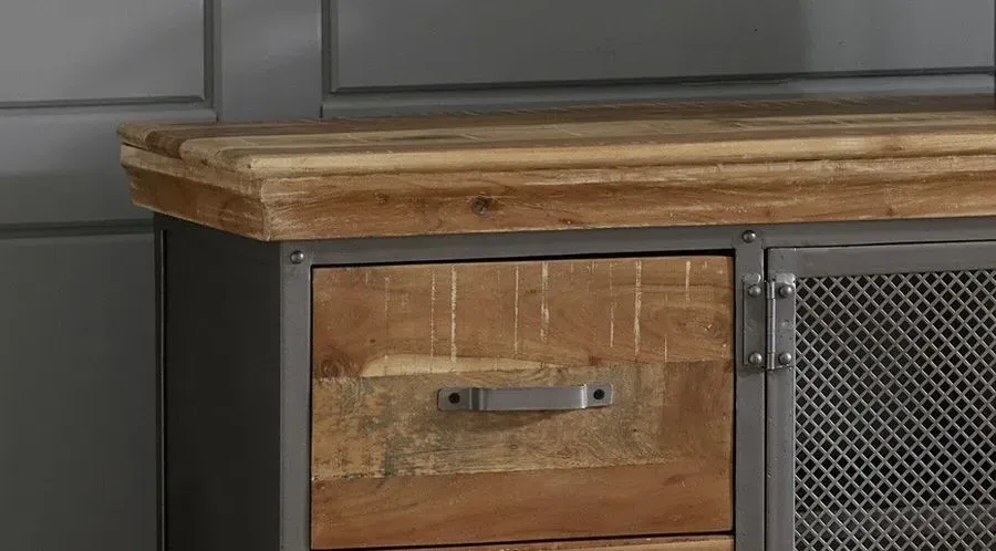 Jammu 125cm Medium Sideboard - Gun Metal