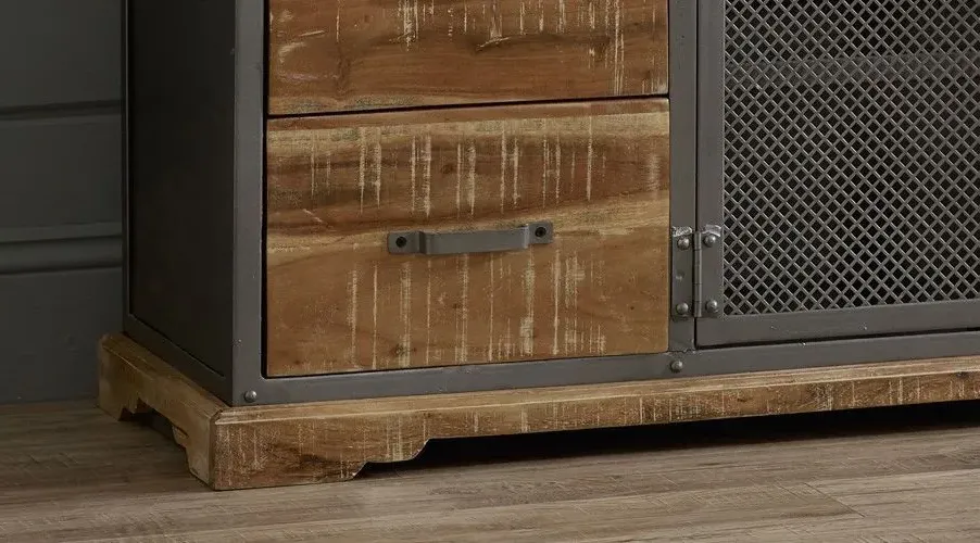 Jammu 125cm Medium Sideboard - Gun Metal