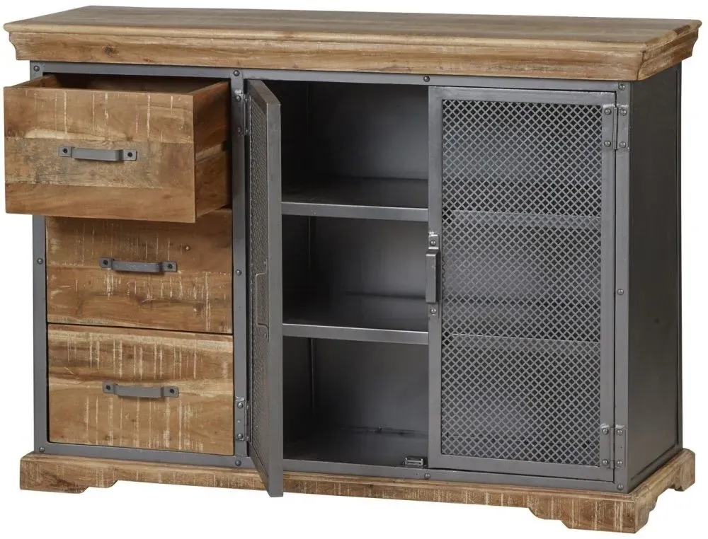 Jammu 125cm Medium Sideboard - Gun Metal