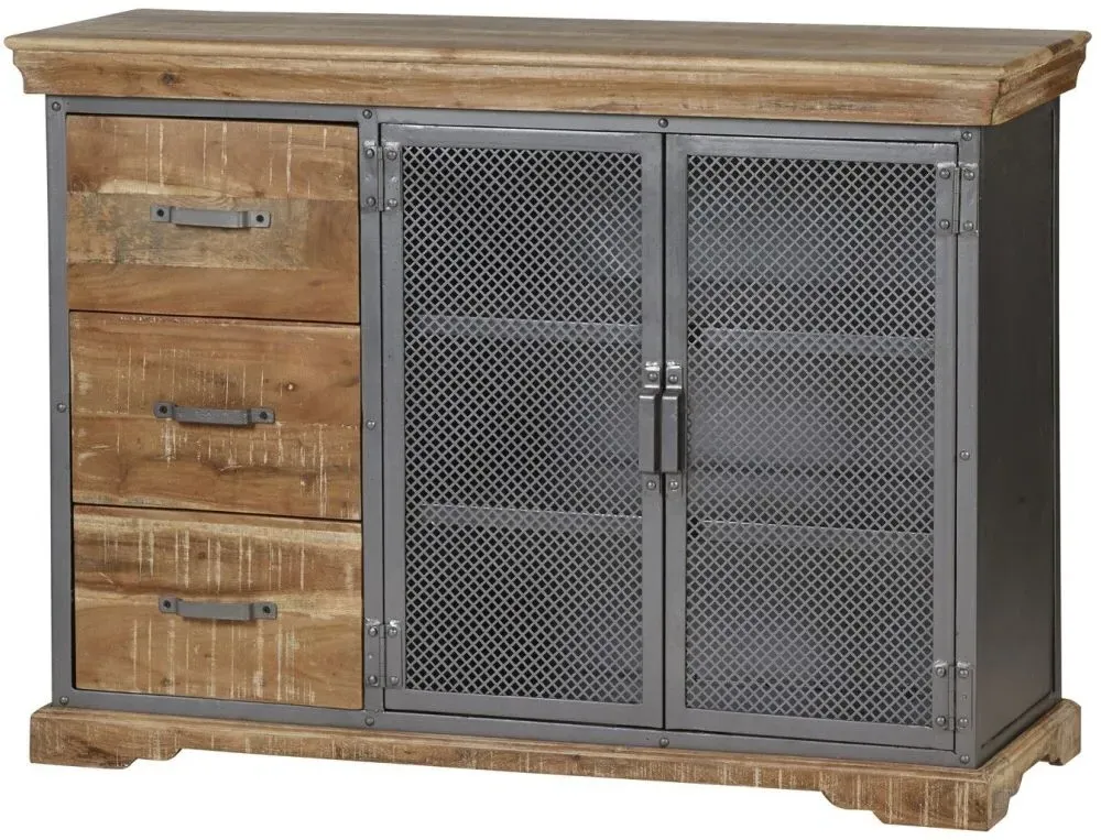 Jammu 125cm Medium Sideboard - Gun Metal