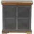 Jammu Small Sideboard with 2 Doors - Gun Metal