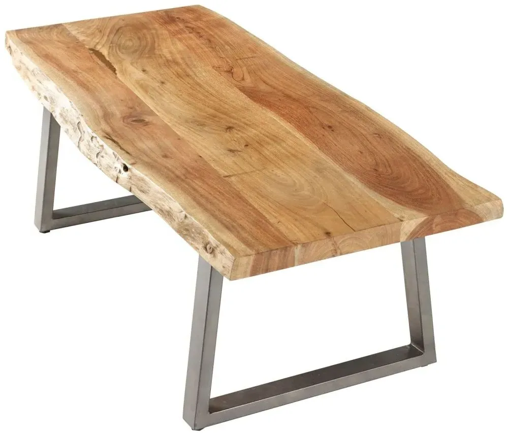 Kota Live Edge Coffee Table - Matt Lacquer, Acacia Wood