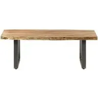 Kota Live Edge Coffee Table - Matt Lacquer, Acacia Wood