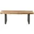 Kota Live Edge Coffee Table - Matt Lacquer, Acacia Wood