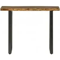 Kota Live Edge Console Table - Matt Lacquer, Acacia Wood