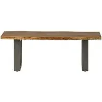 Kota Live Edge Dining Bench - Acacia Wood
