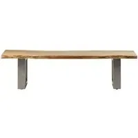 Kota Live Edge Dining Bench - Acacia Wood