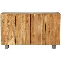 Kota Live Edge Solid Acacia Wood Sideboard - 4 Doors