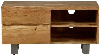 Kota Live Edge TV Unit - Matt Lacquer, Acacia Wood image