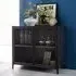 Mateo Industrial 2 Door Sideboard - Black