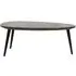 Opal Fluted Coffee Table - Black, Marble