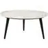 Opal Round Coffee Table - White Marble