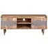William Acacia Ribbed 145cm TV Unit - Lacquered