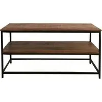 100cm TV Unit with Storage - Mango Wood