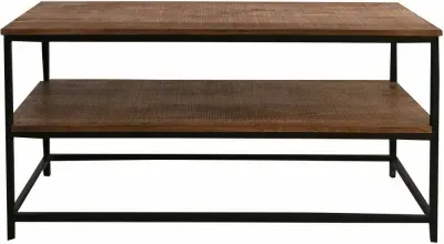 100cm TV Unit with Storage - Mango Wood image