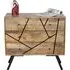 Amar 3 Drawer Small Chest with Geometric Pattern - Mango Wood