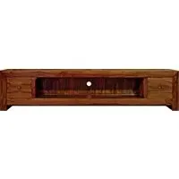 Cube 200cm TV Unit - Sheesham Wood