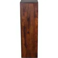 Cube Large Pedestal Table - Sheesham Wood