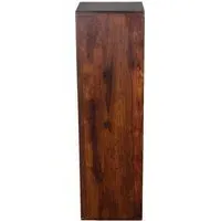 Cube Medium Pedestal Table - Sheesham Wood