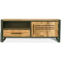 Frais 118cm TV Unit with Storage - Rustic, Mango Wood