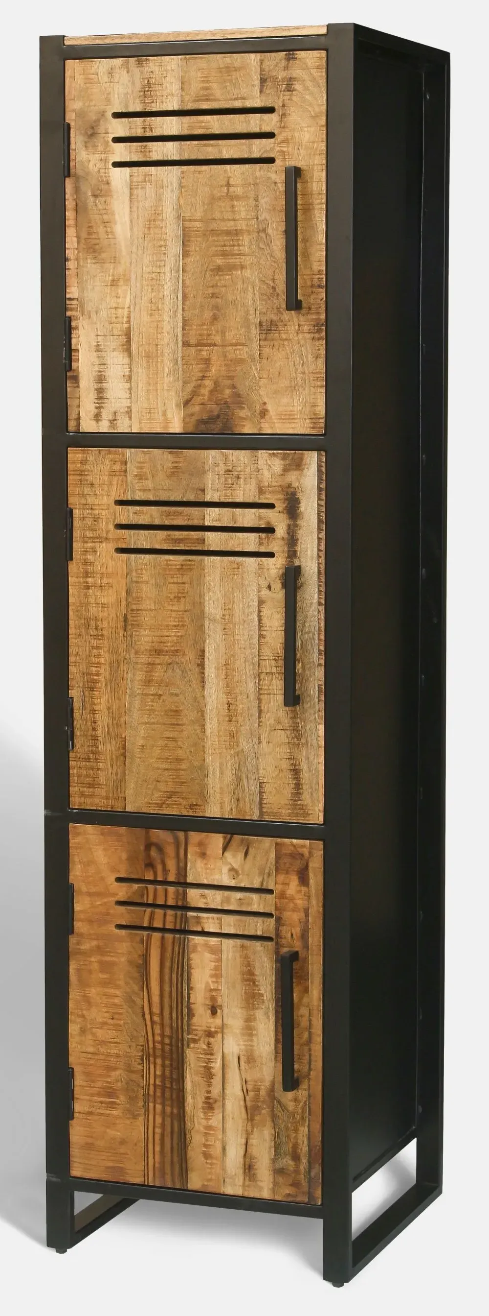 Frais Single Hall Cabinet - Rustic, Mango Wood
