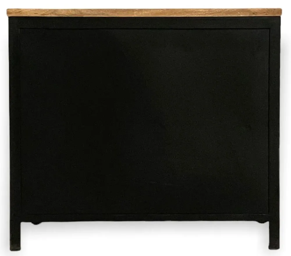 Induse Small Sideboard - Rough Sawn, Mango Wood