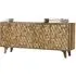 Jaipur Carved Medium Sideboard - 4 Doors - Mango Wood