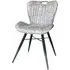 Kerela Dining Chair Set of 2 - Grey, Faux Leather
