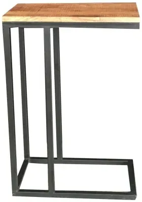 Large Side Table - Mango Wood, Iron image