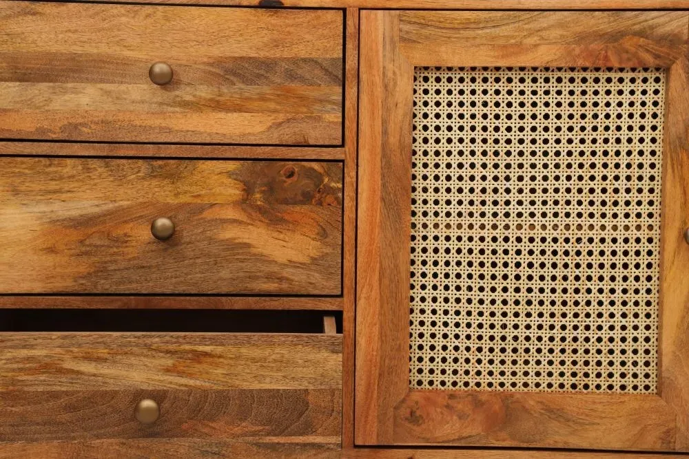 Nyack 145cm Sideboard with Storage - Natural, Mango Wood