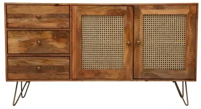 Nyack 145cm Sideboard with Storage - Natural, Mango Wood