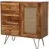 Nyack 90cm Sideboard with Hairpin Legs - Natural, Mango Wood
