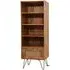 Nyack Bookcase with Drawer - Natural, Mango Wood