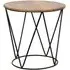 Ravi Large Round Accent Table - Mango Wood