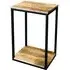 Ravi Mini Accent Table - Light Mango, Wood