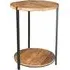 Ravi Round Side Table - Light Mango Wood